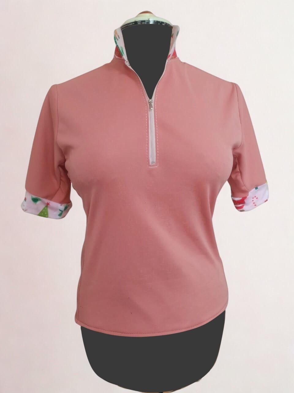 Custom riding shirt — short sleeve handmade by Horsin' About