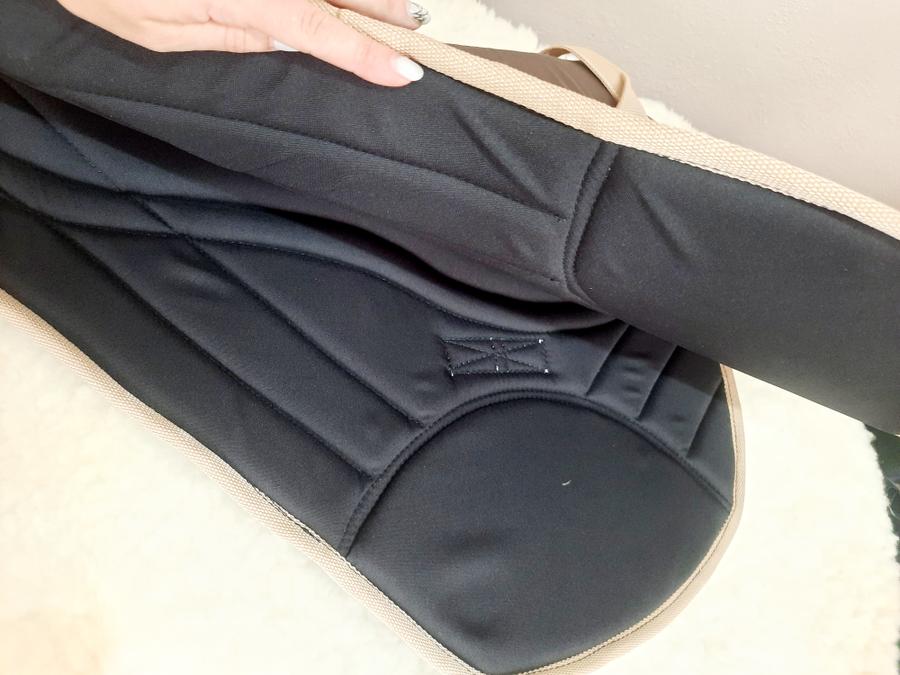 Polar fleece saddle cover handmade by Horsin' About