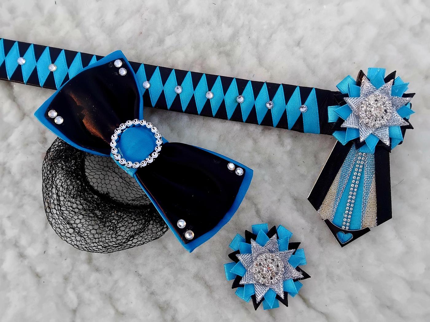 Diamante browband handmade by Horsin' About