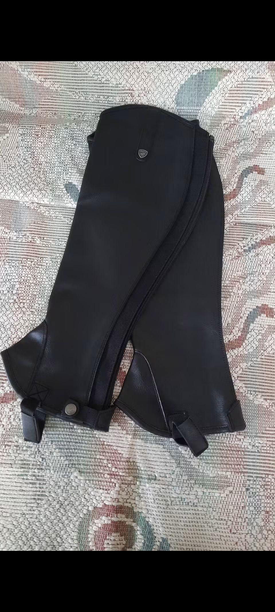 Leather half chaps