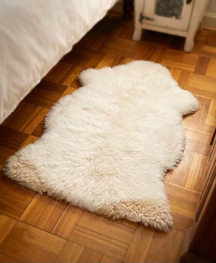 Sheepskin rug